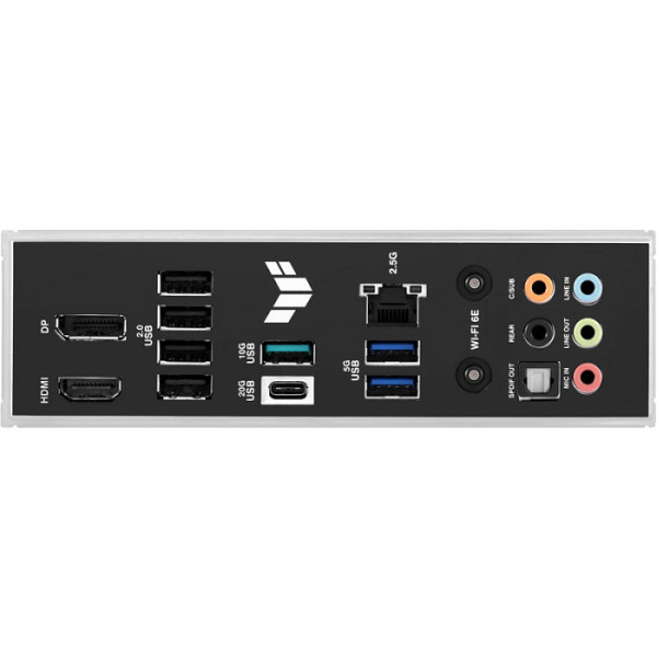 ASUS TUF GAMING B760M-PLUS WIFI II LGA1700 mATX osnovna plošča - Intel B760, 4xDDR5, 3xM.2, 4xSATA, 2.5Gb LAN, WiFi 6E, BT, 1xDP, 1xHDMI, Aura Sync