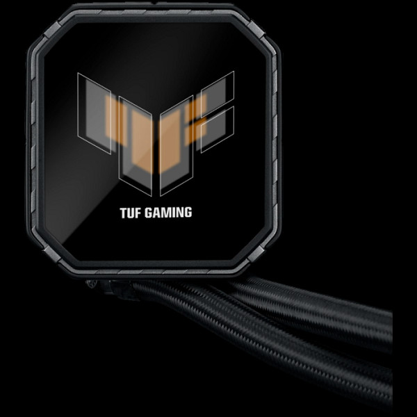 ASUS TUF Gaming LC III 360 ARGB LCD vodno hlajenje za procesor, trije 120mm ARGB ventilatorji, Aura Sync