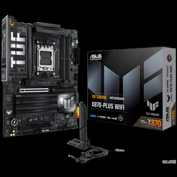 ASUS TUF GAMING X870-PLUS WIFI AM5 DDR5 RGB gaming ATX osnovna plošča