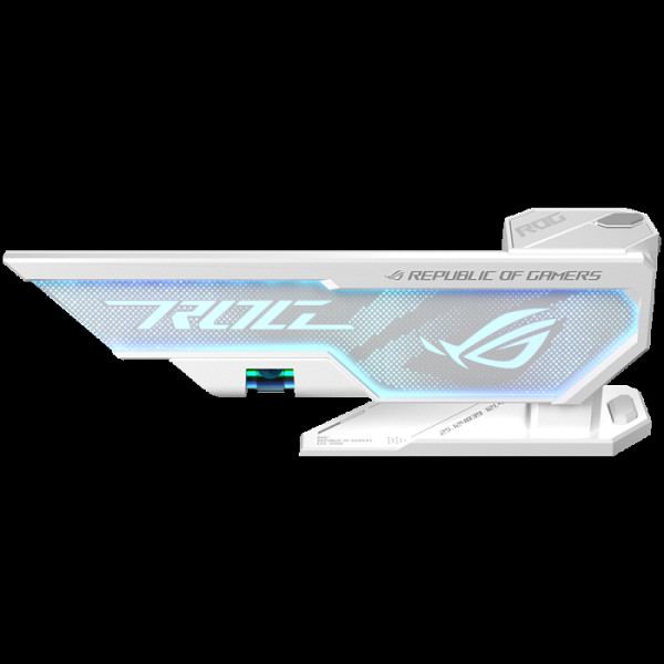 ASUS XH01 ROG Herculx nosilec za grafično kartico, višina 72-128mm, 3D ARGB, bel