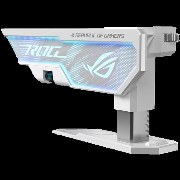 ASUS XH01 ROG Herculx nosilec za grafično kartico, višina 72-128mm, 3D ARGB, bel