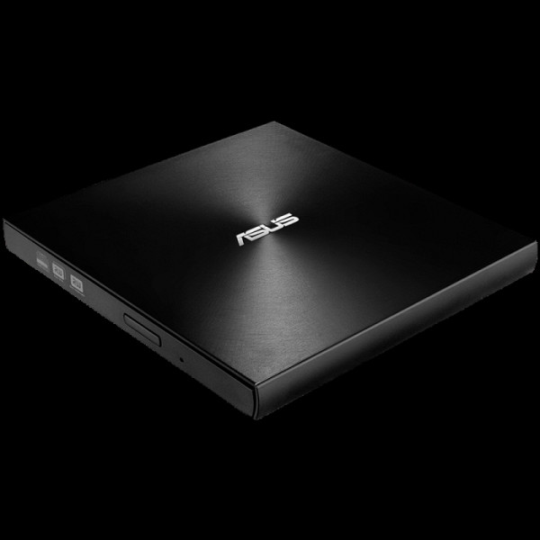 ASUS ZenDrive U9M Črno - ultra-tanko prenosno 8X DVD zapisovalec z M-DISC podporo za doživljenjsko varnostno kopiranje podatkov, združljivo z USB Type-C in Type-A za Windows in Mac OS