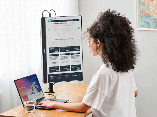 Prenosni monitor 23.8'' (60 cm) FullHD IPS, 75Hz, HDMI, USB-C, zvočniki, ASUS ZenScreen MB249C