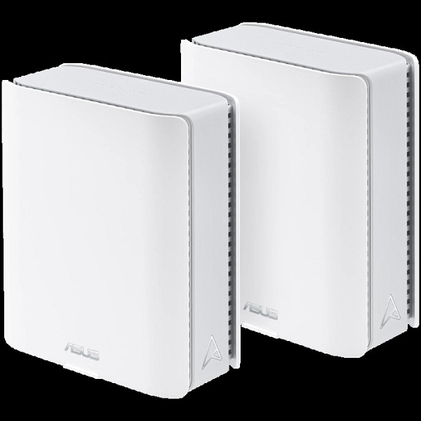 ASUS ZenWiFi BT8 (2-paket) BE14000 Tri-band WiFi 7 (802.11be) Mesh sistem, pametni AiMesh, 6 GHz WiFi, dvojna 2.5G porta, napredna omrežna varnost, starševski nadzor