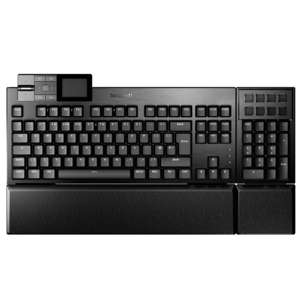 BE QUIET! Dark Mount Silent Linear UK RGB (BT001UK) mehanska modularna gaming črna tipkovnica