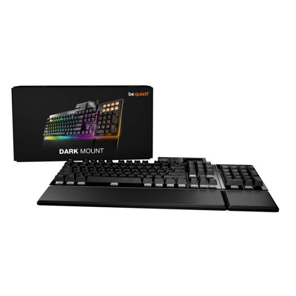 BE QUIET! Dark Mount Silent Tactile UK RGB (BT002UK) mehanska modularna gaming črna tipkovnica