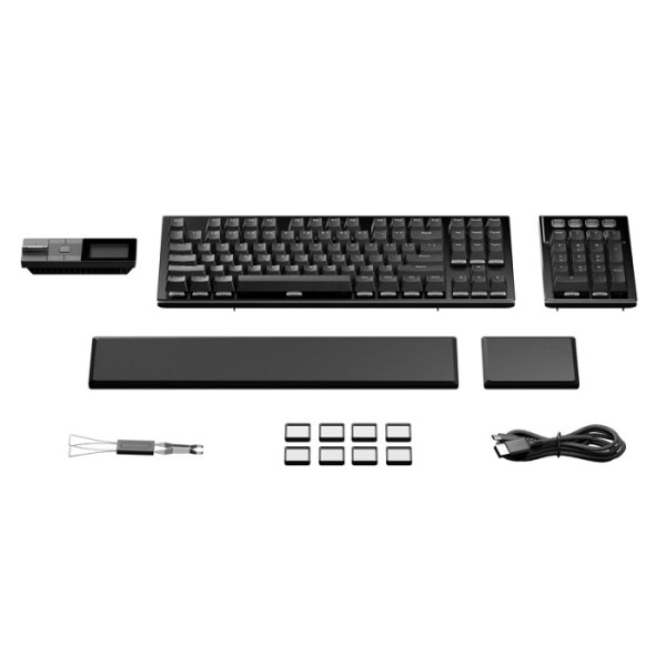 BE QUIET! Dark Mount Silent Tactile UK RGB (BT002UK) mehanska modularna gaming črna tipkovnica