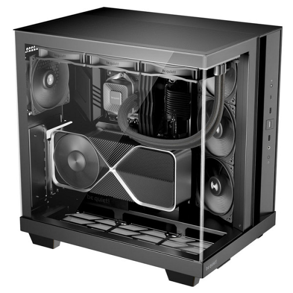 BE QUIET! Light Base 500 (BGW83) midi-ATX okno črno ohišje