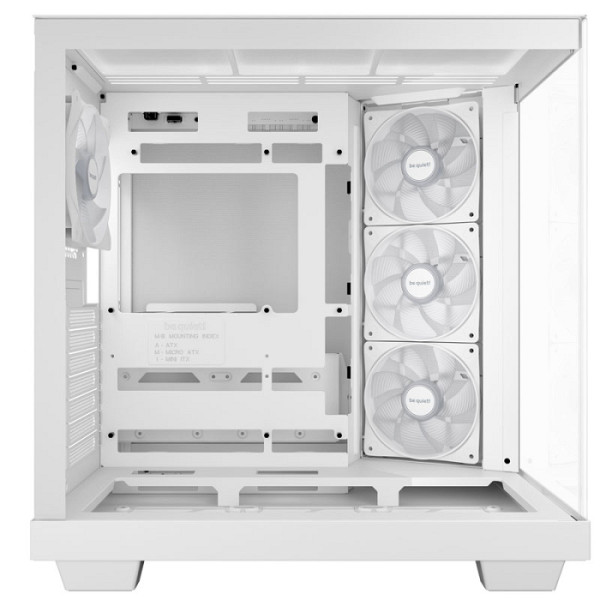 BE QUIET! Light Base 500 LX (BGW86) midi-ATX RGB okno belo ohišje