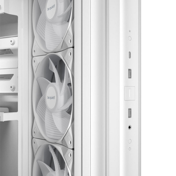 BE QUIET! Light Base 500 LX (BGW86) midi-ATX RGB okno belo ohišje