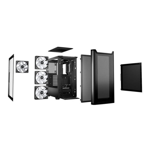 BE QUIET! Pure Base 501 LX (BGW78) midi-ATX črno ohišje