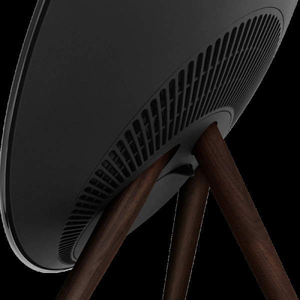 Beosound A9 5th Gen Speaker Black Anthracite (Back Black/Cover Black/Legs Dark Oak)