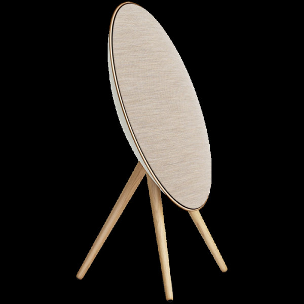 Beosound A9 5th Gen Speaker Gold Tone (Back Sand/Cover Golden/Legs White Oak)