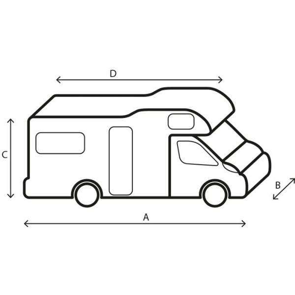 BRUNNER Zaščitna prevleka za avtodom 6M 550-600 7241484N