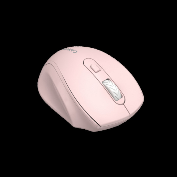 Canyon 6 buttons wireless 2.4Ghz mouse, MX8650A Sensor, DPI up to 1600,Injection case, 3 M life times left and right switches, 2xAAA battery, ABS material. Size: 105x71x40mm, Weight: 59g, Pink