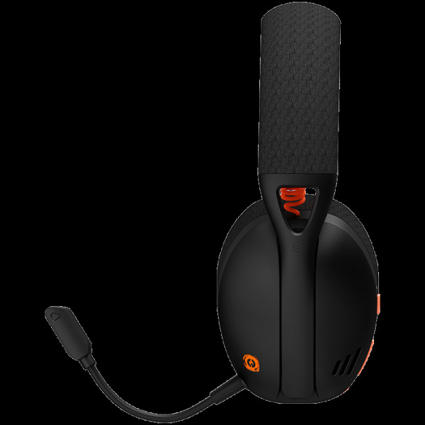 CANYON Ego GH-13, igralne brezžične slušalke s podporo za virtualni 7.1 zvok v 2,4G načinu, s čipsetom BK3288X, Bluetooth različica 5.2, kabel dolžine 1,8 m, velikost: 198x184x79mm, črne barve