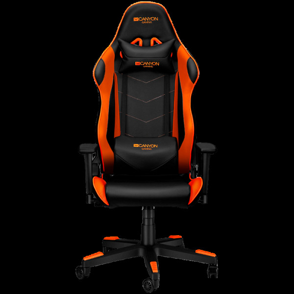 CANYON GAMING CND-SGCH4 Deimos - gaming stol, črno-oranžen