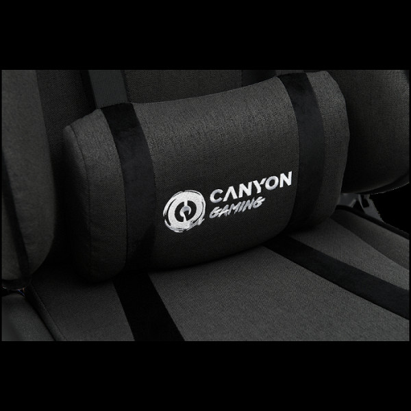 CANYON GAMING FCH01 Crest - gaming stol, siv