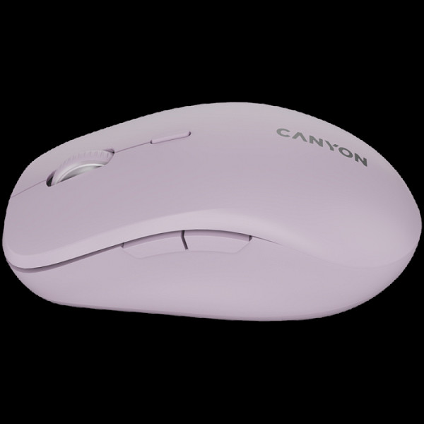 CANYON MW-12 - brezžična miška Bluetooth + 2.4 GHz, roza