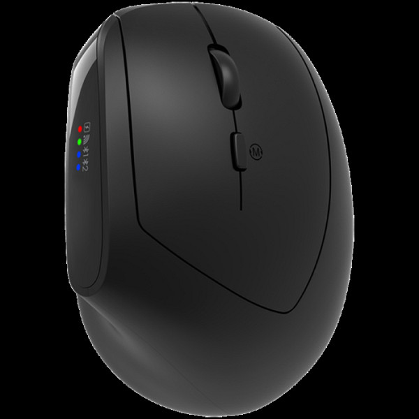 CANYON MW-25 - ergonomska brezžična miška, Bluetooth + 2.4 GHz, črna