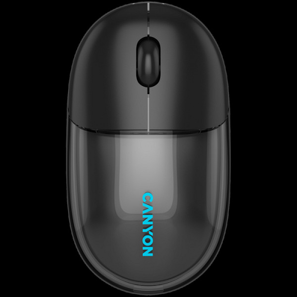 CANYON mouse OnClick 24 BT/ Wireless Transparent/Black
