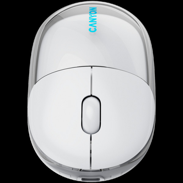 CANYON mouse OnClick 24 BT/ Wireless Transparent/White