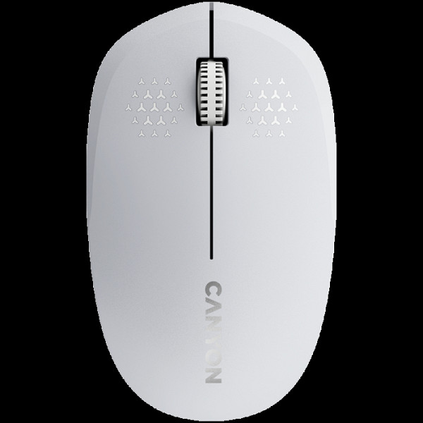 CANYON MW-04, brezžična Bluetooth optična miška s 3 gumbi, DPI 1200, z 1 AA baterijo Canyon Turbo Alkaline, bela