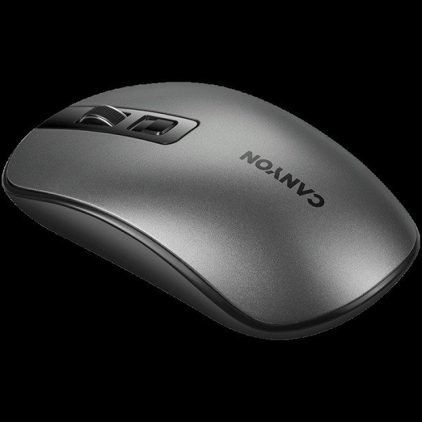 CANYON MW-18, brezžična miška 2,4 GHz300 mAh Li-polimerna baterija, temno siva