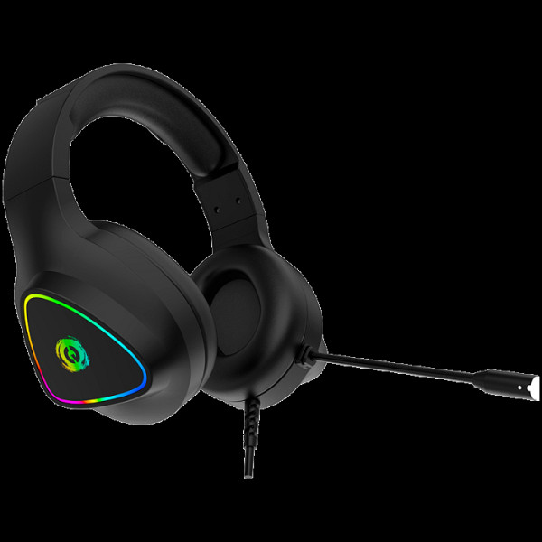 CANYON Shadder GH-6, RGB gaming slušalke z mikrofonom, črne