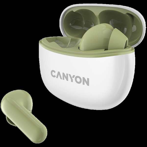 Canyon TWS-5 brezžične slušalke, zelene (CNS-TWSGR)