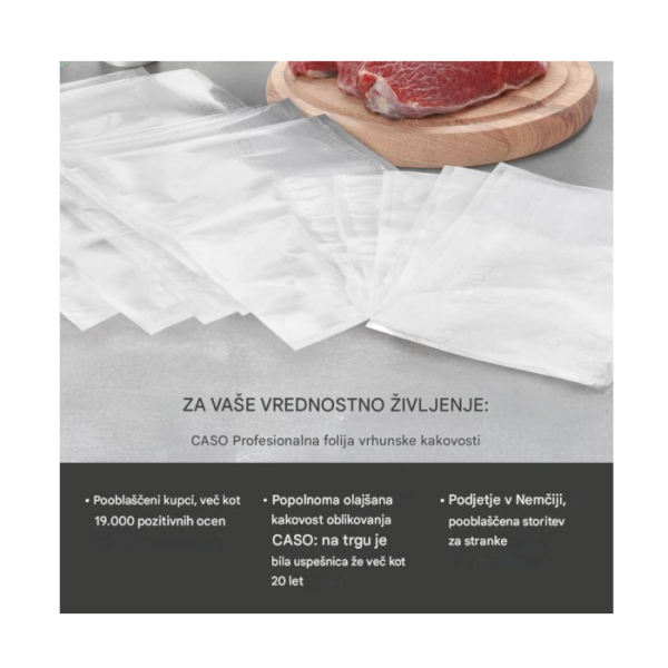 CASO komplet folij 5 16 × 23 cm, 20 × 30 cm, 30 × 40 cm