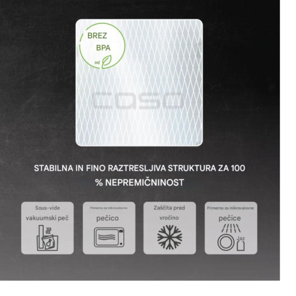 CASO komplet folij 5 16 × 23 cm, 20 × 30 cm, 30 × 40 cm