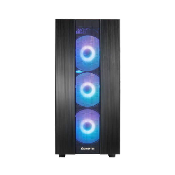 Chieftec GS-02B-OP HUNTER 2 A-RGB USB Type-C ATX ohišje, črno