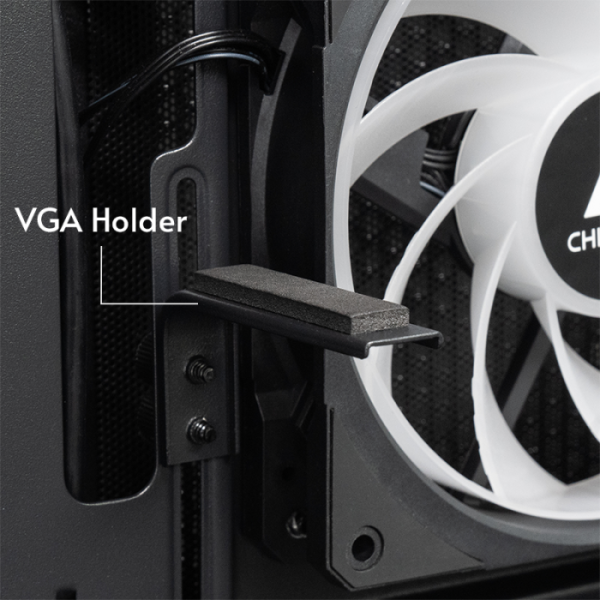 Chieftec GT-01B-OP USB3.2 ATX ohišje, črno