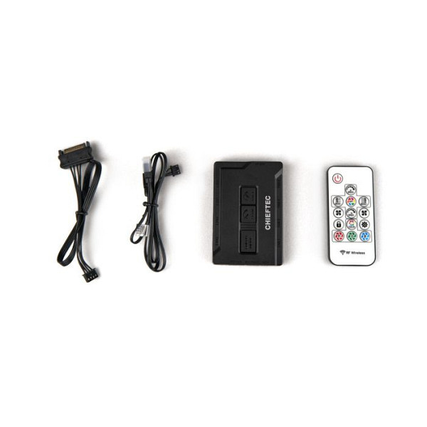 Chieftec SCORPION 4 USB-C 3.2 ATX A-RGB ohišje, črno