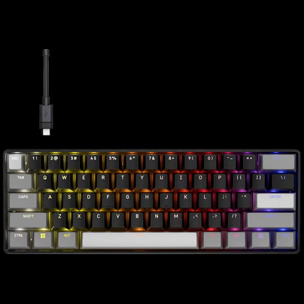 CLIPPER PRO MINI 60 Hall Effect Gaming tipkovnica, črna