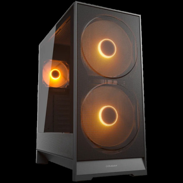 COUGAR AIRFACE 180 PC Case, Mid Tower, Black