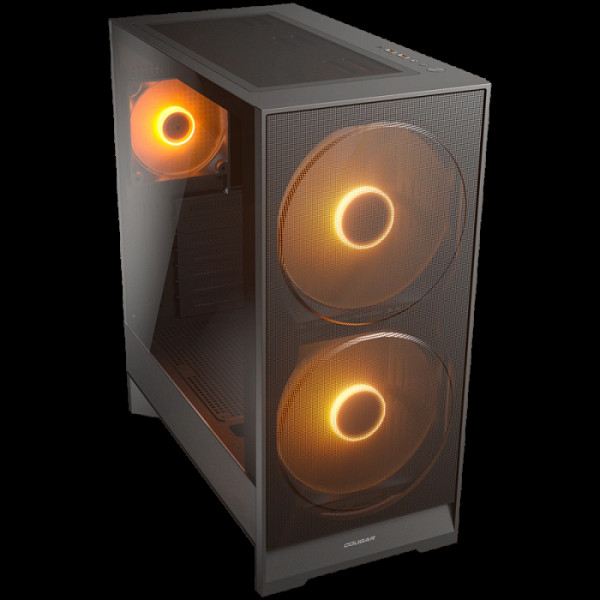 COUGAR AIRFACE 180 PC Case, Mid Tower, Black