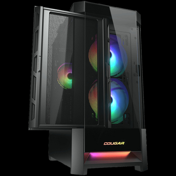 COUGAR DUOFACE RGB - ohišje za računalnik, Mid Tower, črno