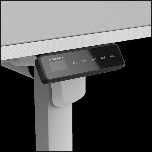 COUGAR E-GRAV 160 Electrical Gaming Desk - White Color
