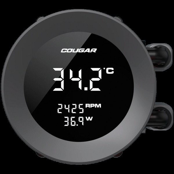 COUGAR Poseidon Vistek ARGB 240 AiO Liquid Watercooling - Black