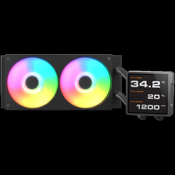 COUGAR Poseidon Vistek Pro ARGB 240 AiO Liquid Watercooling - Black