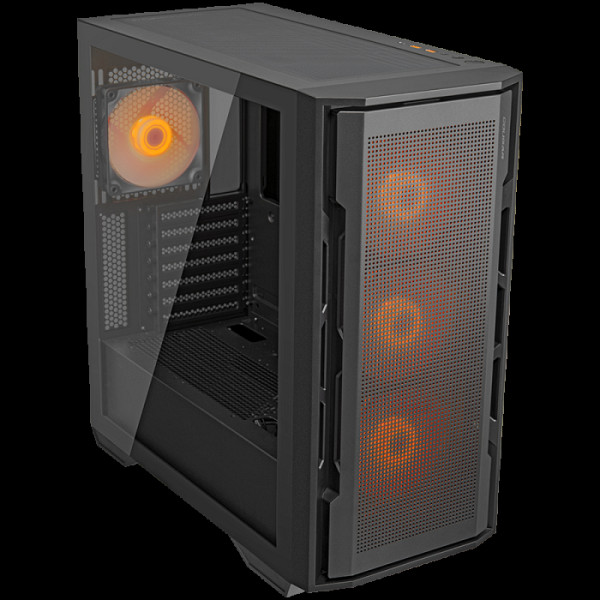COUGAR UNIFACE RGB PC Case, Mid Tower, Black