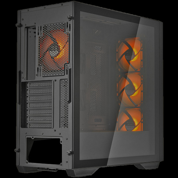 COUGAR UNIFACE RGB PC Case, Mid Tower, Black