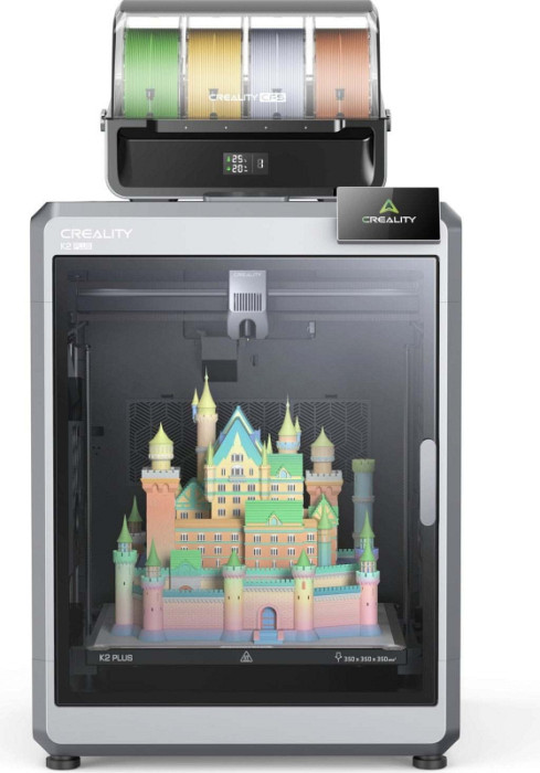 CREALITY 3D tiskalnik K2 Plus Combo [350x350x350, 600 mm/s, 30.000 mm/s]