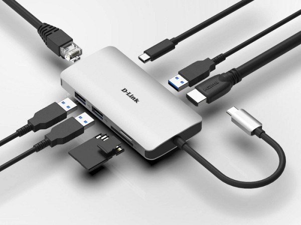 D-LINK DUB-M810 8v1 USB razdelilec