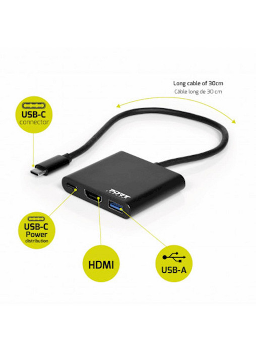 Docking Station PORT mini USB-C, HDMI