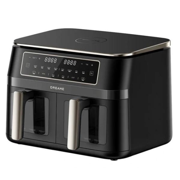 Dreame DZ30 Air Fryer cvrtnik dvojni, črn