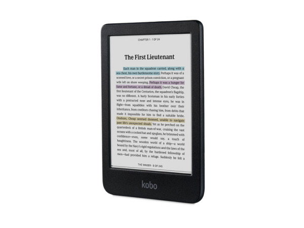 E-bralnik Kobo Clara Colour, 6'' Touch, 16GB, WiFi, črn