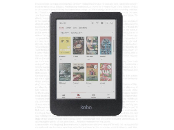 E-bralnik Kobo Clara Colour, 6'' Touch, 16GB, WiFi, črn